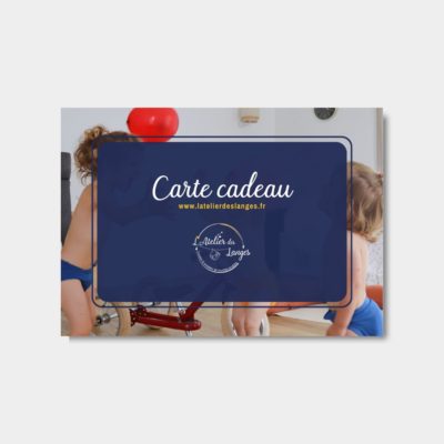 carte cadeau atelier des langes idées bébé